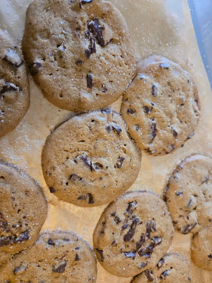 2 Salted Choc Chip Cookies